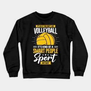 Funny Volleyball Player Coach Gift Crewneck Sweatshirt